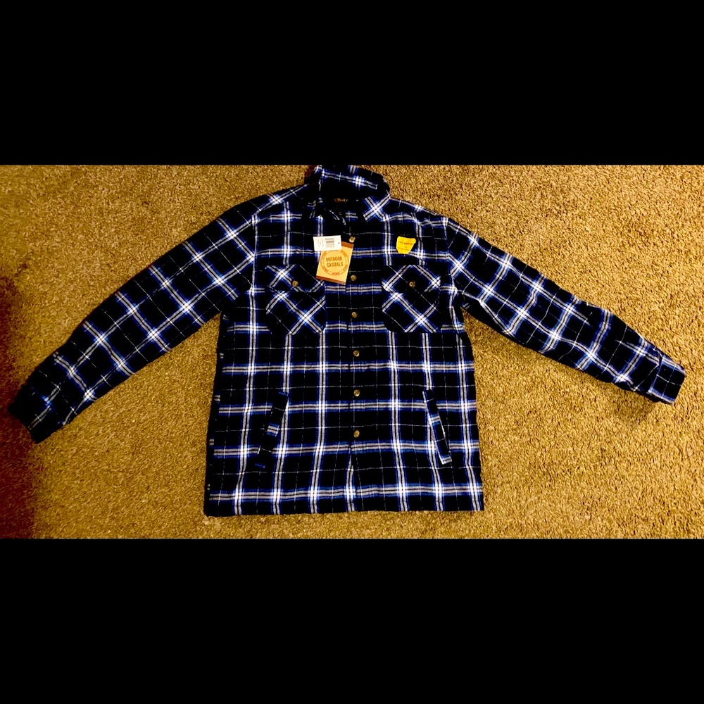 New Outdoor Life Men Flannel Jacket